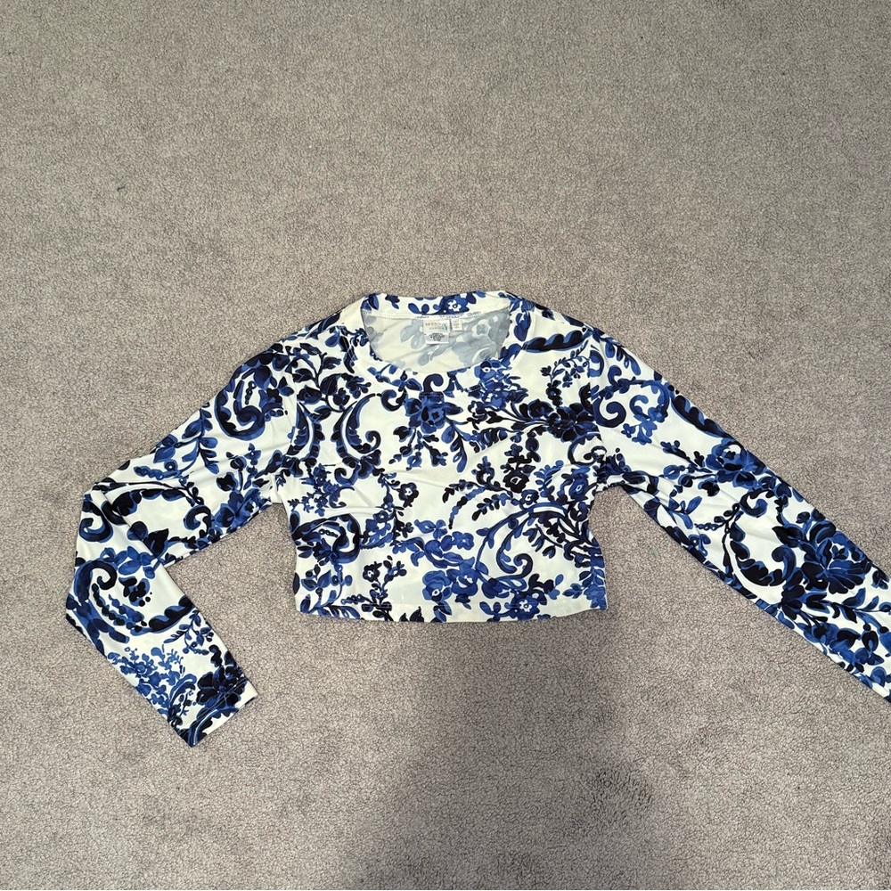 Milly Long Sleeve Crop Top